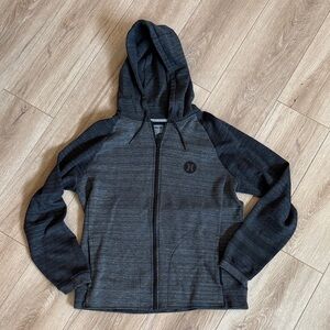 Hurley Dark Gray Lightweight Hoodie Jacket Men’s M